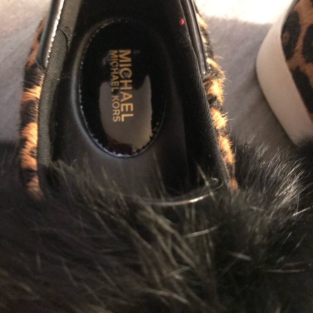 Leopard print michael Kors platform shoes size 9.5 - Picture 2 of 3